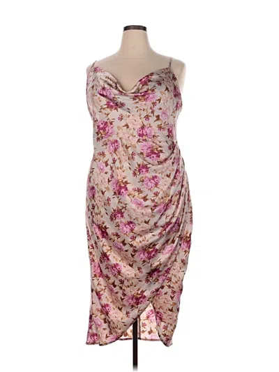 Pre-owned Shein Curve Cocktail Dress In Pink
