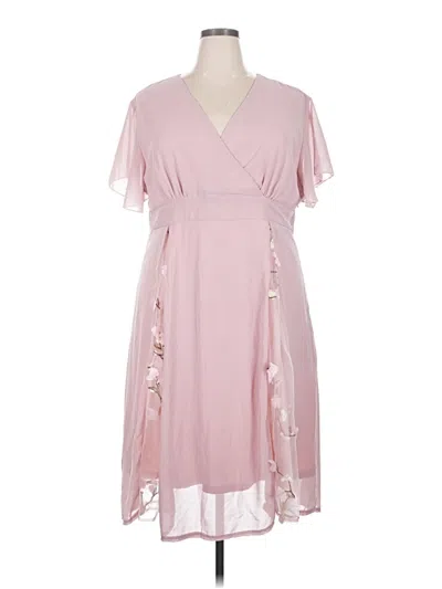 Pre-owned Shein Curve Cocktail Dress In Pink