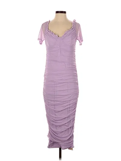 Pre-owned Shein Curve Cocktail Dress In Purple