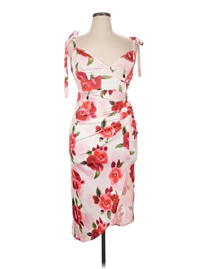 Pre-owned Shein Curve Cocktail Dress In White