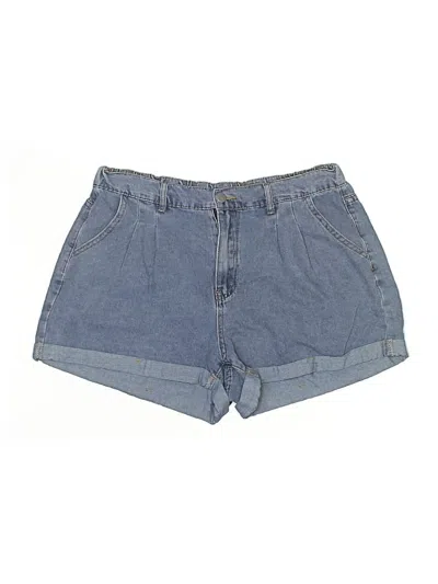 Pre-owned Shein Curve Denim Shorts In Blue