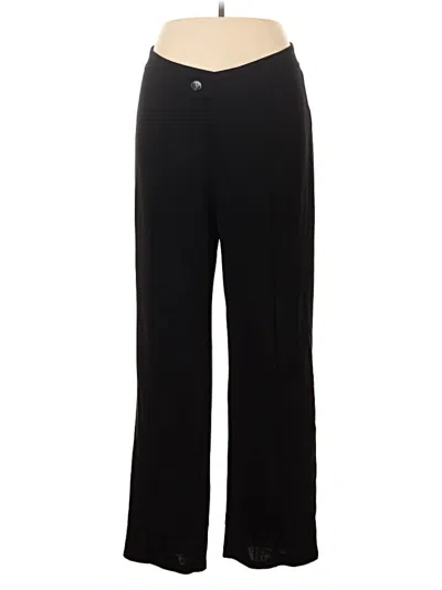 Pre-owned Shein Curve Dress Pants In Black