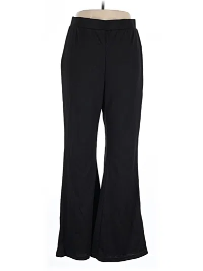 Pre-owned Shein Curve Dress Pants In Black