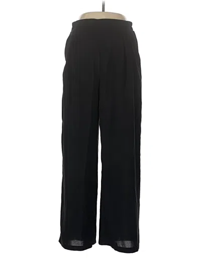 Pre-owned Shein Curve Dress Pants In Black