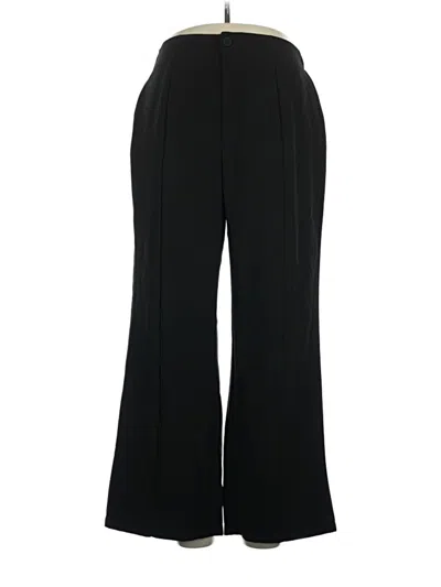 Pre-owned Shein Curve Dress Pants In Black