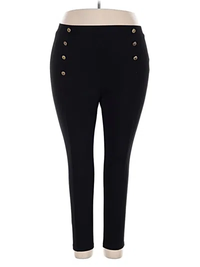 Pre-owned Shein Curve Dress Pants In Black
