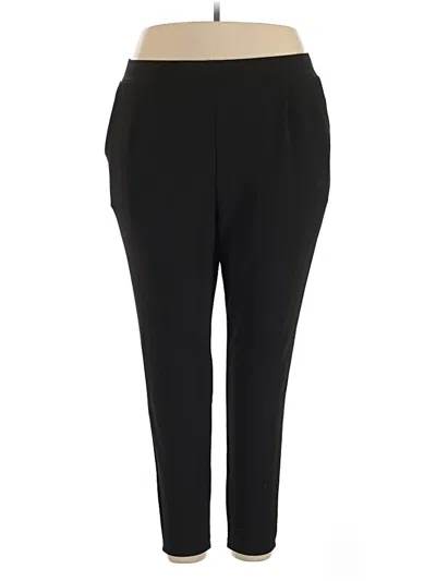 Pre-owned Shein Curve Dress Pants In Black