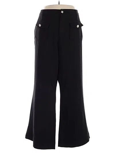 Pre-owned Shein Curve Dress Pants In Black