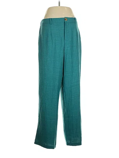 Pre-owned Shein Curve Dress Pants In Blue