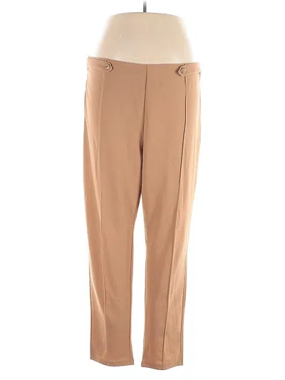 Pre-owned Shein Curve Dress Pants In Brown