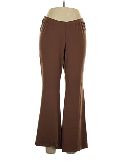 Pre-owned Shein Curve Dress Pants In Brown