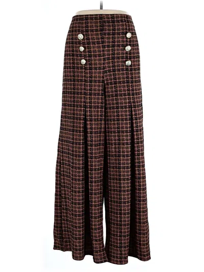 Pre-owned Shein Curve Dress Pants In Brown