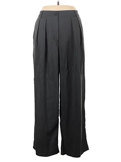 Pre-owned Shein Curve Dress Pants In Gray