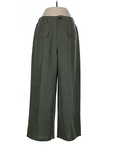 Pre-owned Shein Curve Dress Pants In Green