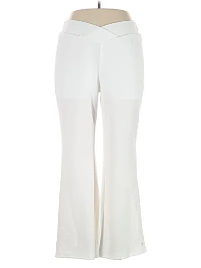 Pre-owned Shein Curve Dress Pants In Ivory