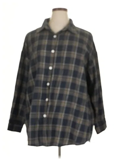 Pre-owned Shein Curve Fleece Jacket In Gray