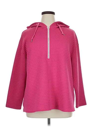 Pre-owned Shein Curve Fleece Jacket In Pink