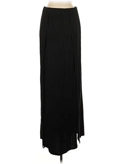 Pre-owned Shein Curve Formal Skirt In Black