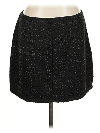 Pre-owned Shein Curve Formal Skirt In Black