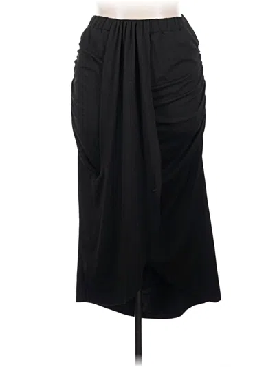 Pre-owned Shein Curve Formal Skirt In Black