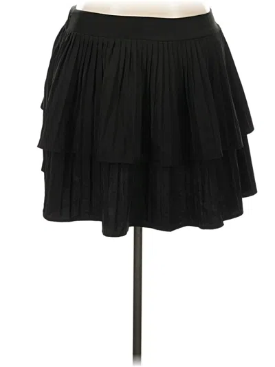 Pre-owned Shein Curve Formal Skirt In Black