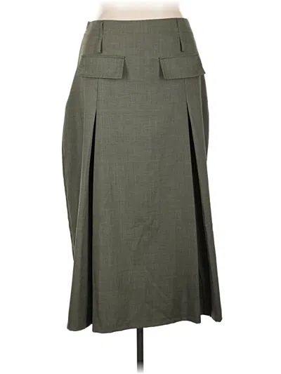 Pre-owned Shein Curve Formal Skirt In Gray