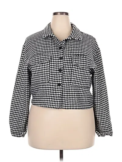 Pre-owned Shein Curve Jacket In Black