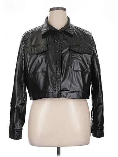 Pre-owned Shein Curve Jacket In Black