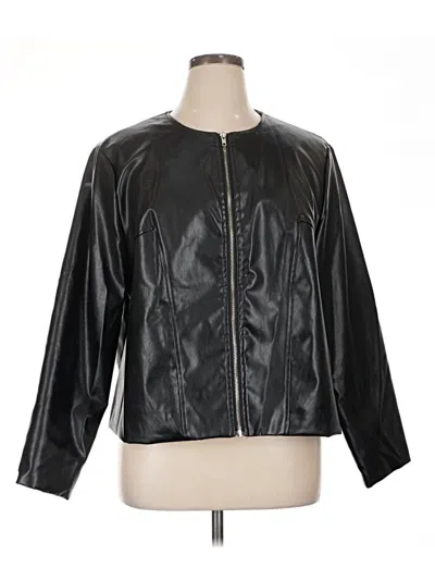 Pre-owned Shein Curve Jacket In Black