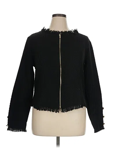 Pre-owned Shein Curve Jacket In Black