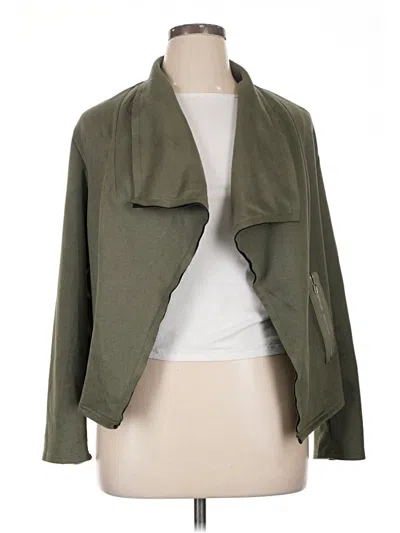 Pre-owned Shein Curve Jacket In Green