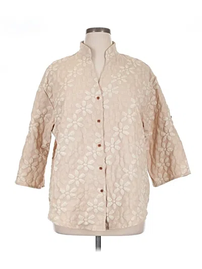 Pre-owned Shein Curve Jacket In Ivory