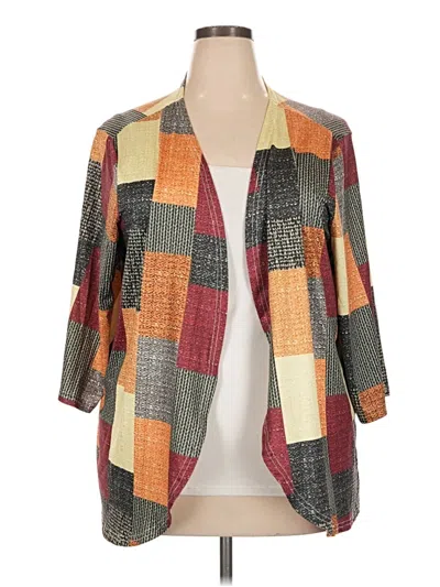 Pre-owned Shein Curve Jacket In Orange