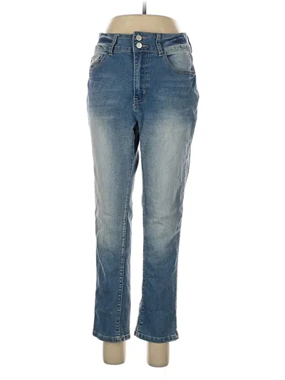 Pre-owned Shein Curve Jeans In Blue