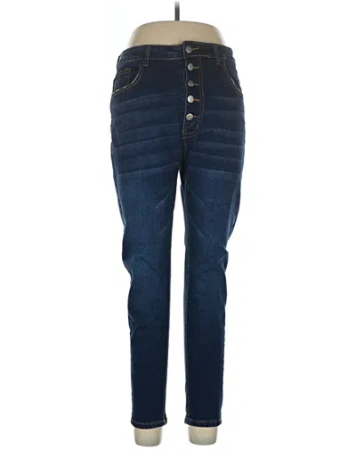 Pre-owned Shein Curve Jeans In Blue