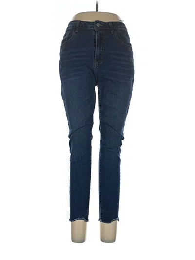 Pre-owned Shein Curve Jeans In Blue