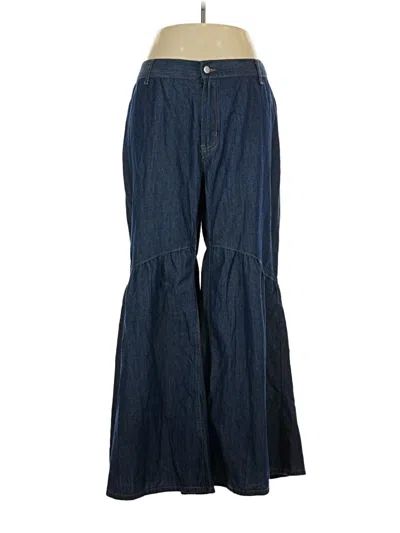 Pre-owned Shein Curve Jeans In Blue