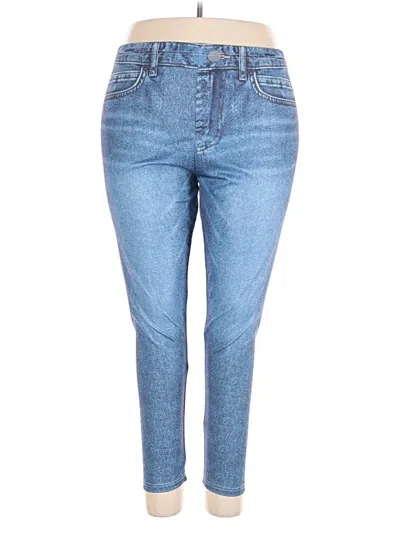 Pre-owned Shein Curve Jeans In Blue