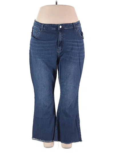 Pre-owned Shein Curve Jeans In Blue