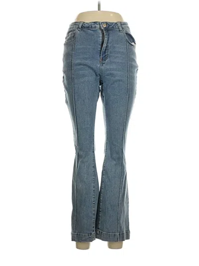 Pre-owned Shein Curve Jeans In Blue
