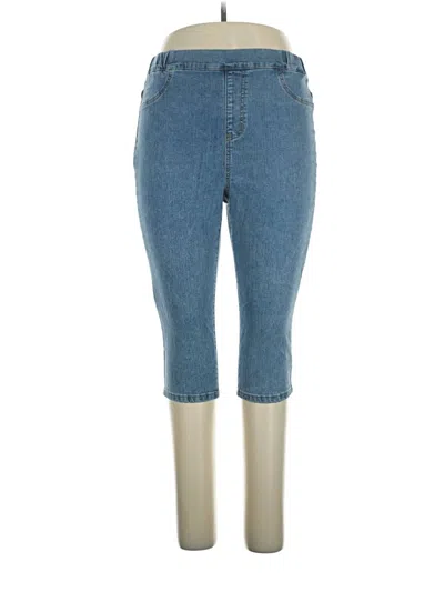 Pre-owned Shein Curve Jeans In Blue