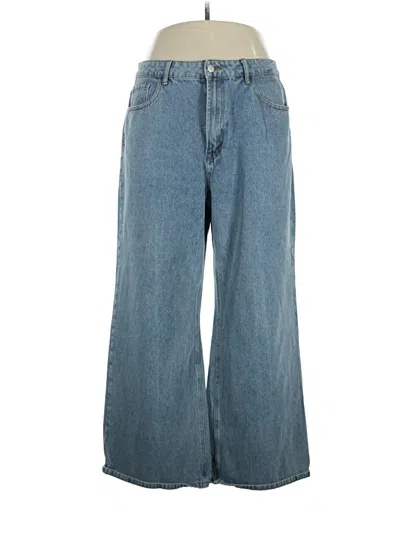 Pre-owned Shein Curve Jeans In Blue