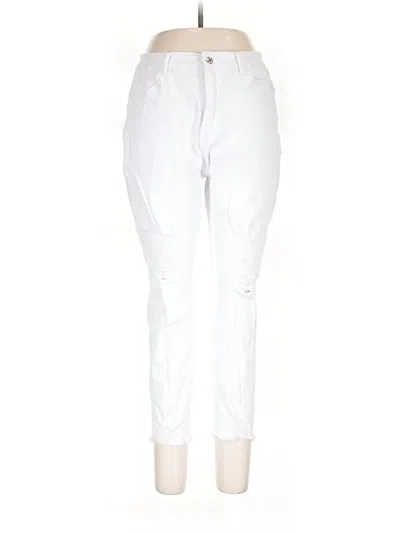 Pre-owned Shein Curve Jeans In White
