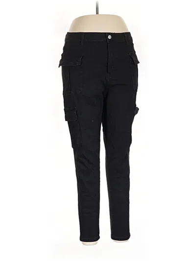 Pre-owned Shein Curve Jeggings In Black