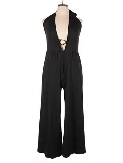Pre-owned Shein Curve Jumpsuit In Black