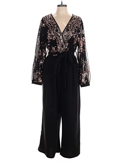 Pre-owned Shein Curve Jumpsuit In Black