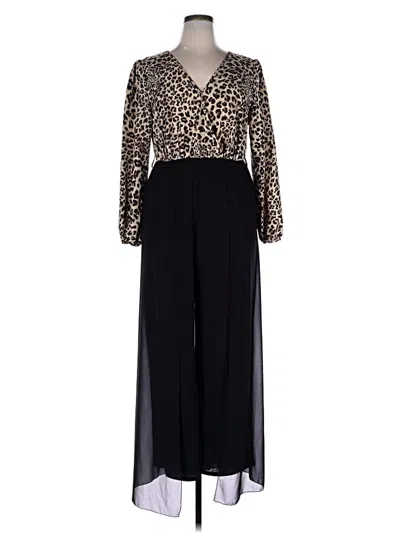 Pre-owned Shein Curve Jumpsuit In Black