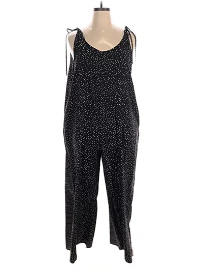 Pre-owned Shein Curve Jumpsuit In Black