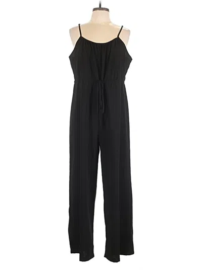 Pre-owned Shein Curve Jumpsuit In Black