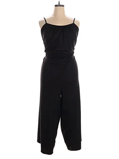 Pre-owned Shein Curve Jumpsuit In Black